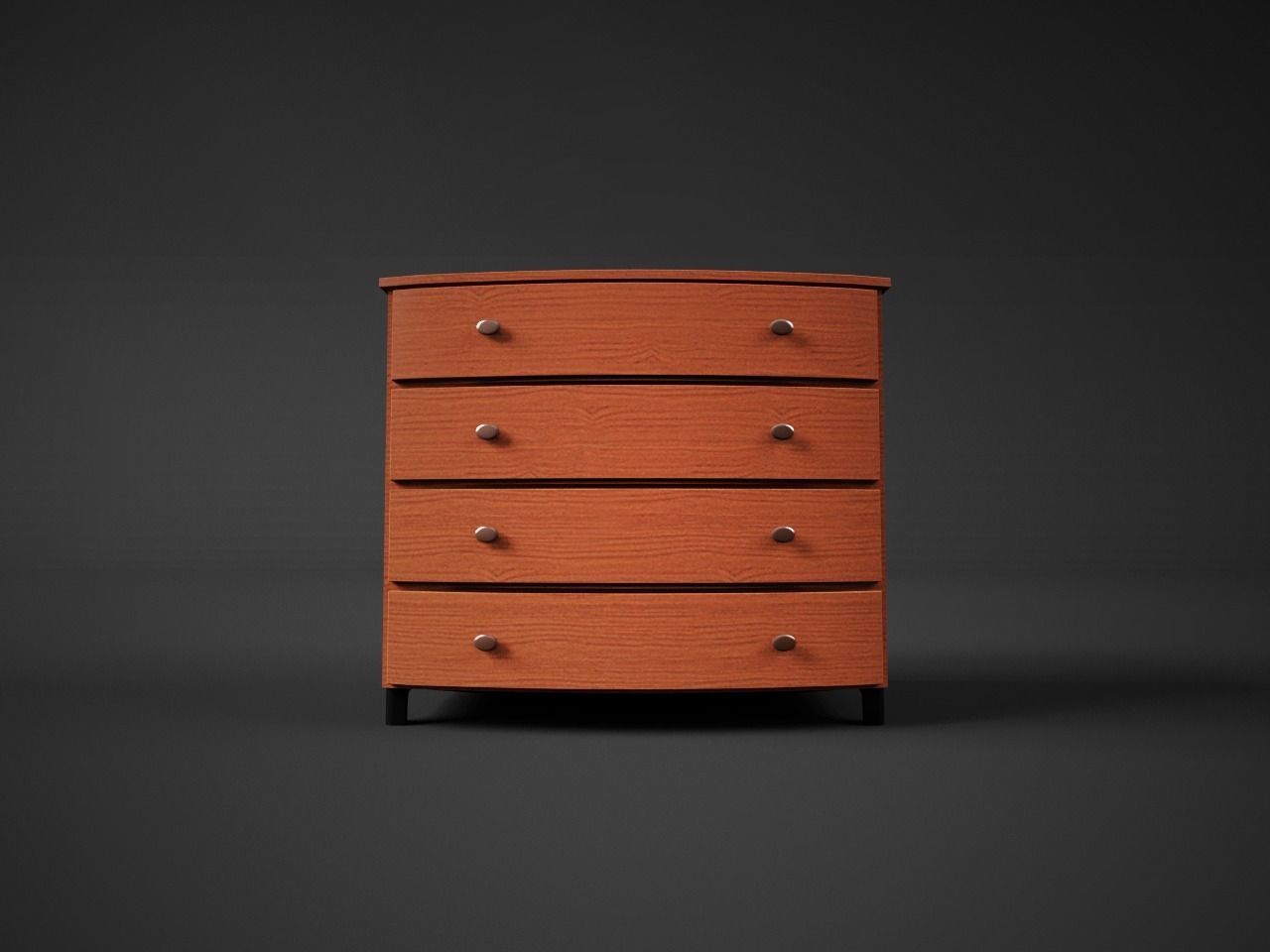 Chest of Drawers 3D model_1