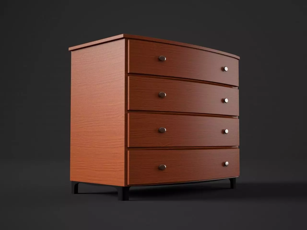 Chest of Drawers 3D model_0