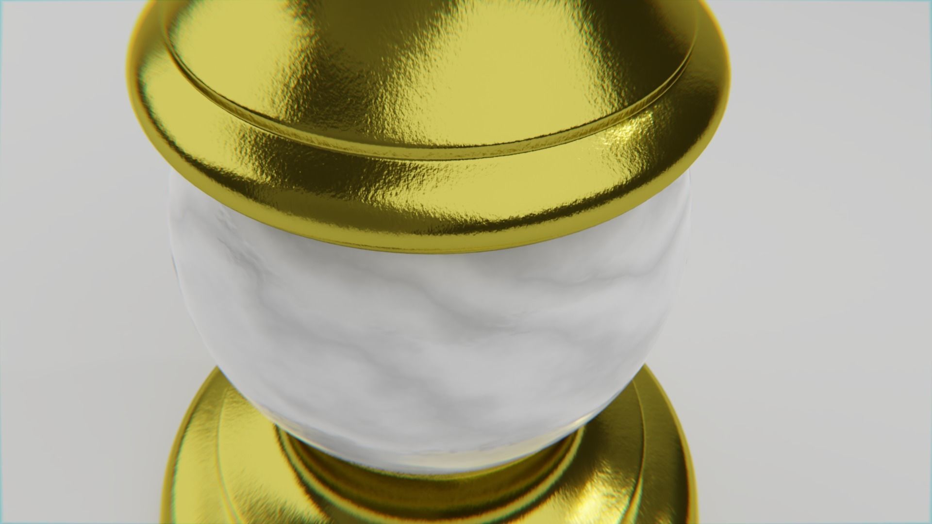 metal candle holder 3D model_6