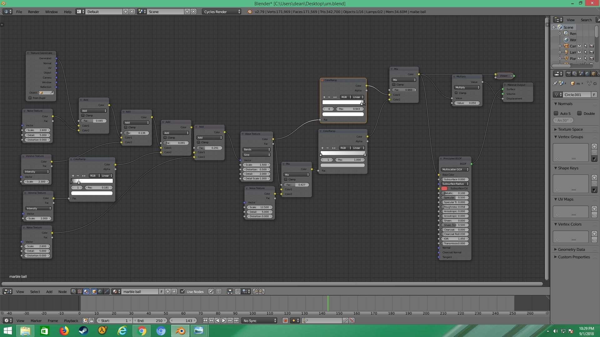 metal candle holder 3D model_16