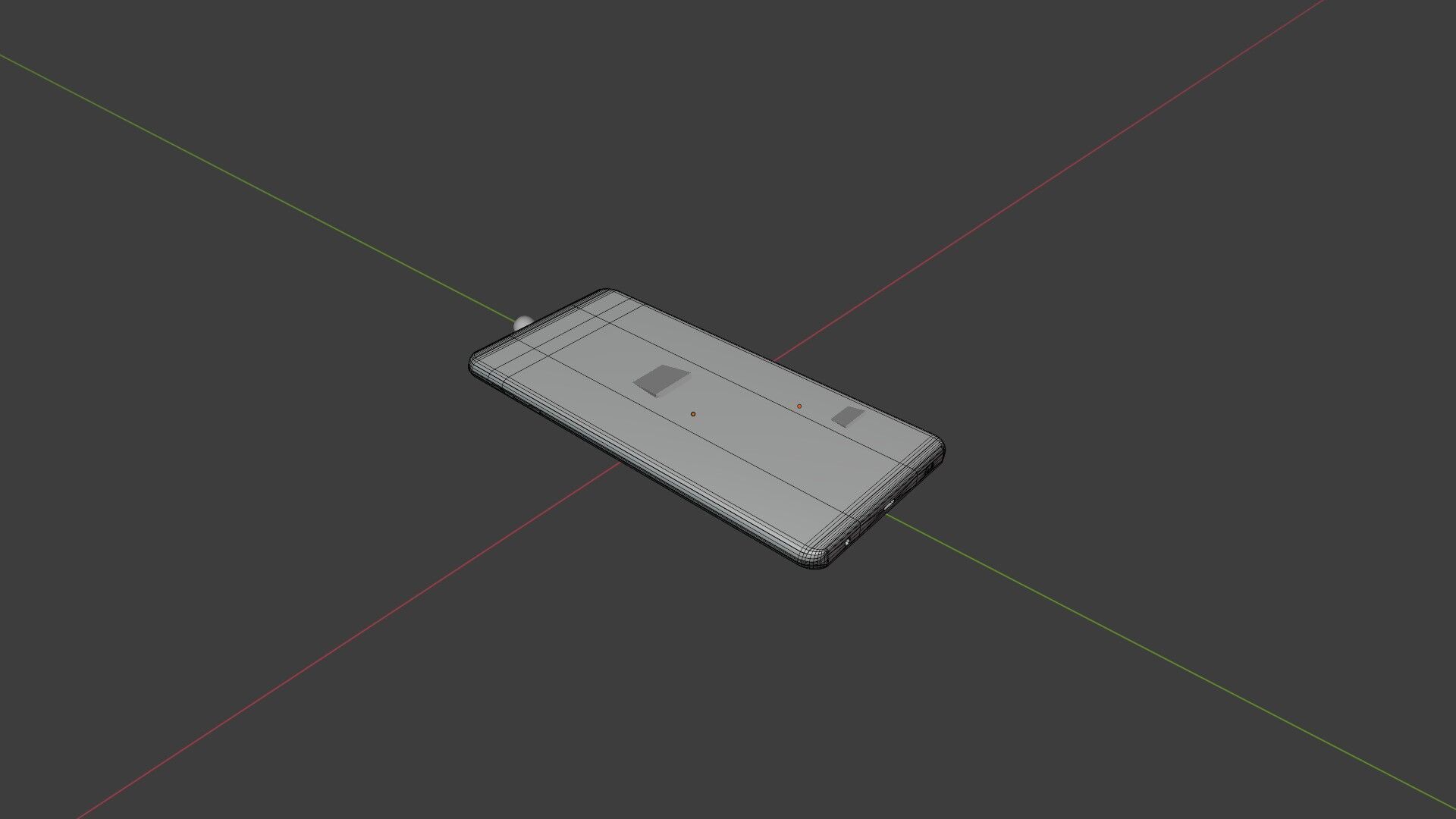 Smartphone Low-poly 3D model_9