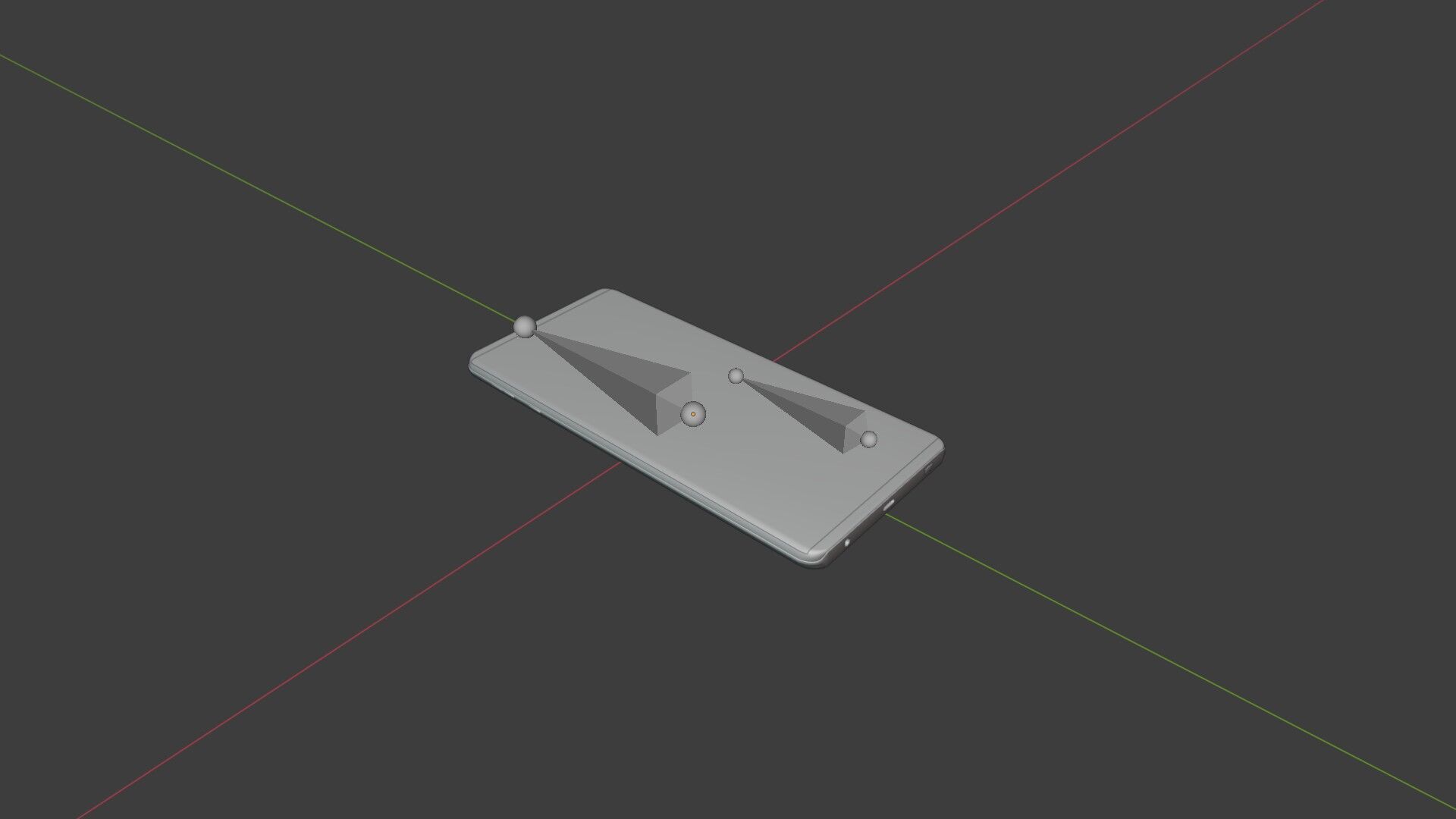 Smartphone Low-poly 3D model_8