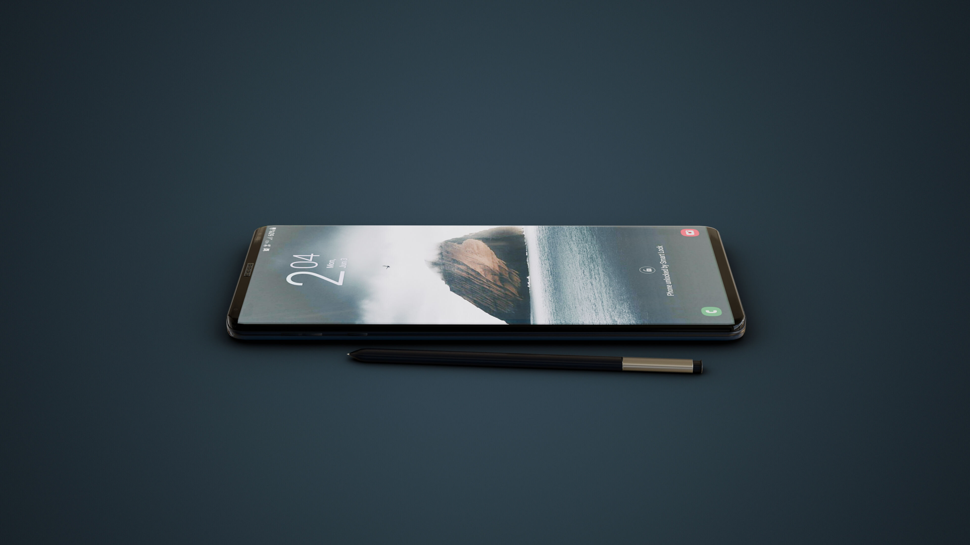 Smartphone Low-poly 3D model_4