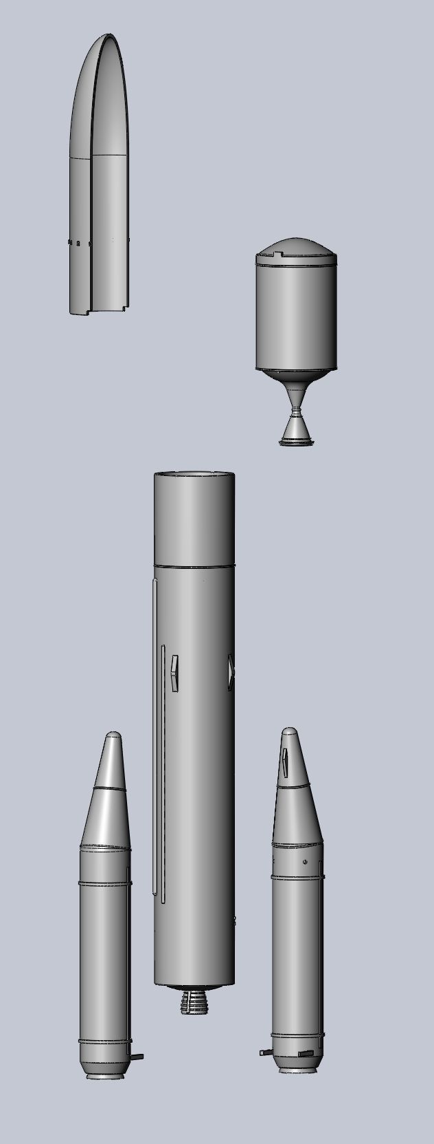 Ariane 6 Rocket - Detail Printable Scale Model 3D print model_7