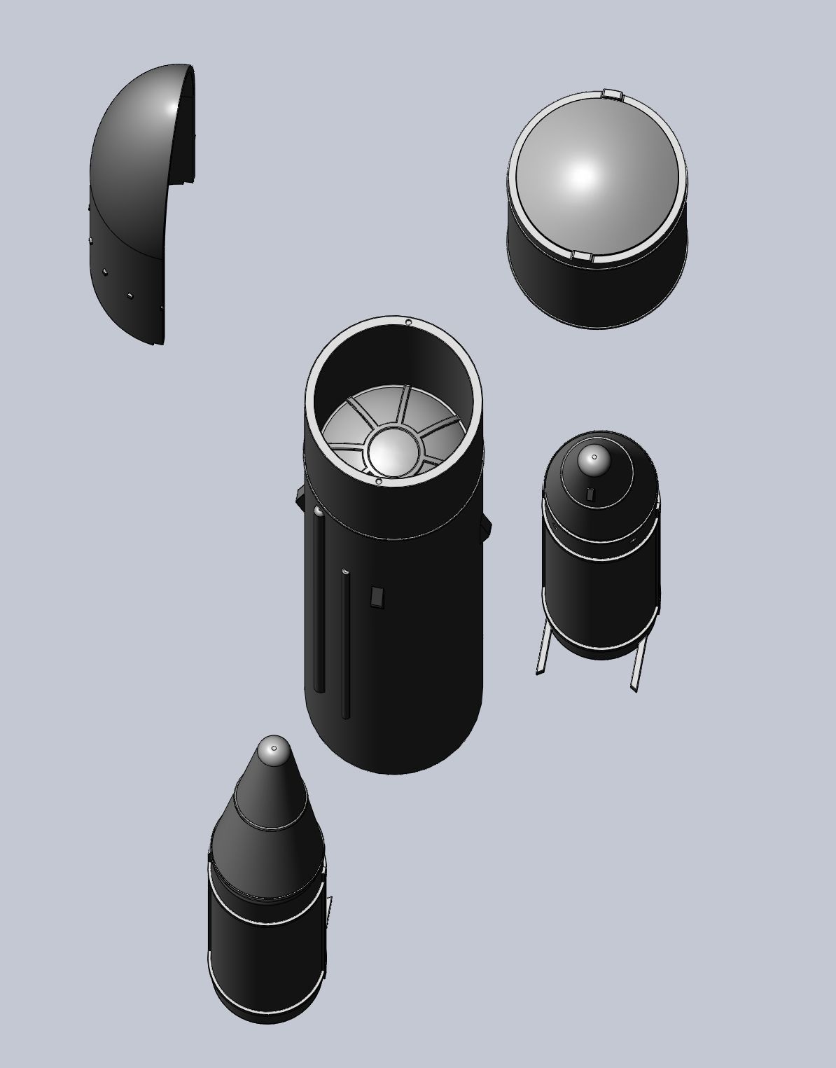 Ariane 6 Rocket - Detail Printable Scale Model 3D print model_5