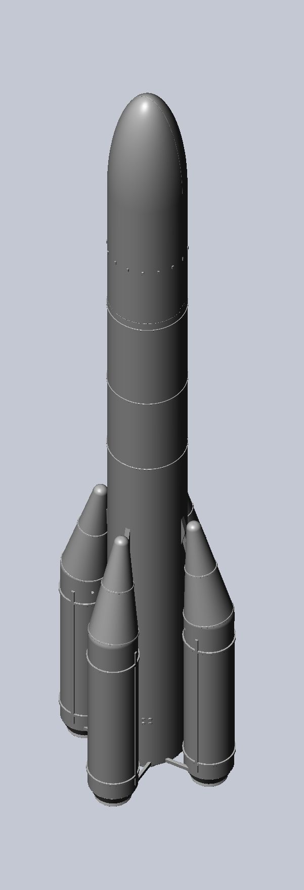 Ariane 6 Rocket - Detail Printable Scale Model 3D print model_13