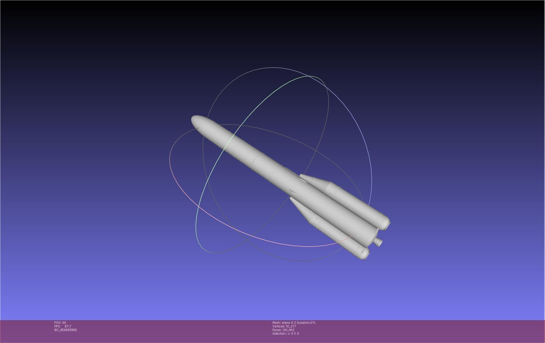 Ariane 6 Rocket - Detail Printable Scale Model 3D print model_40