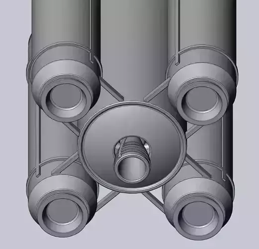 Ariane 6 Rocket - Detail Printable Scale Model 3D print model