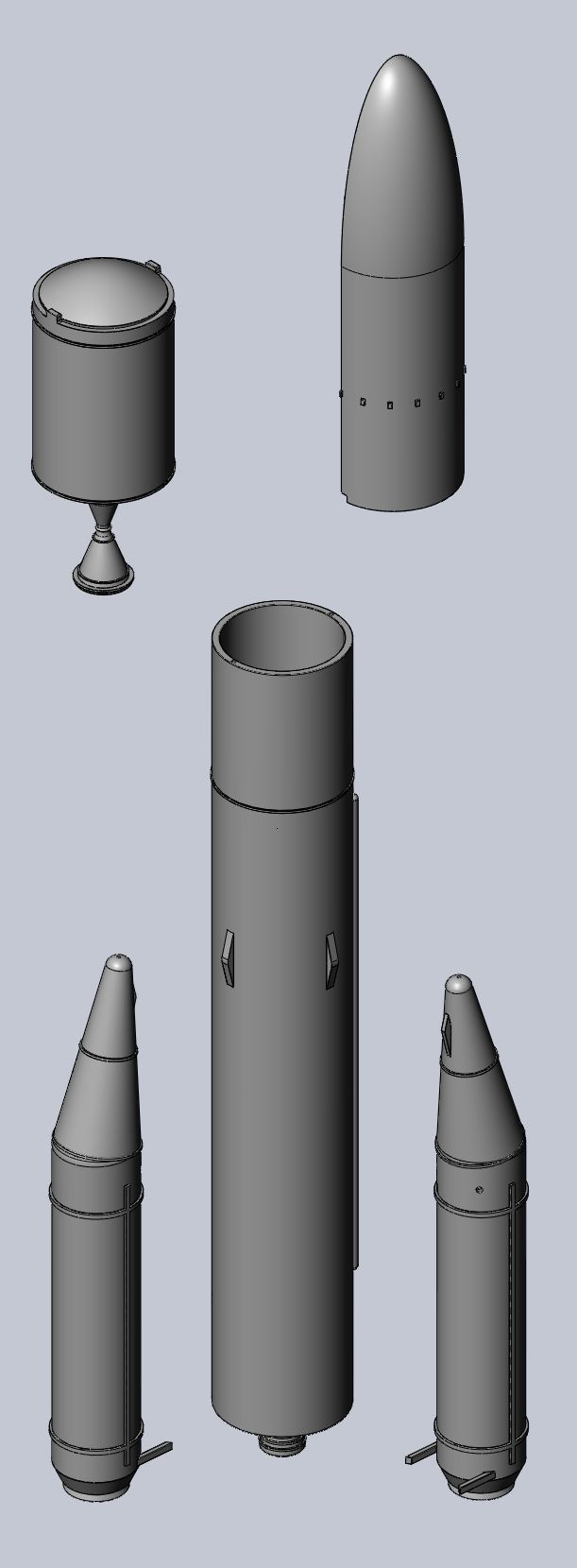 Ariane 6 Rocket - Detail Printable Scale Model 3D print model_4