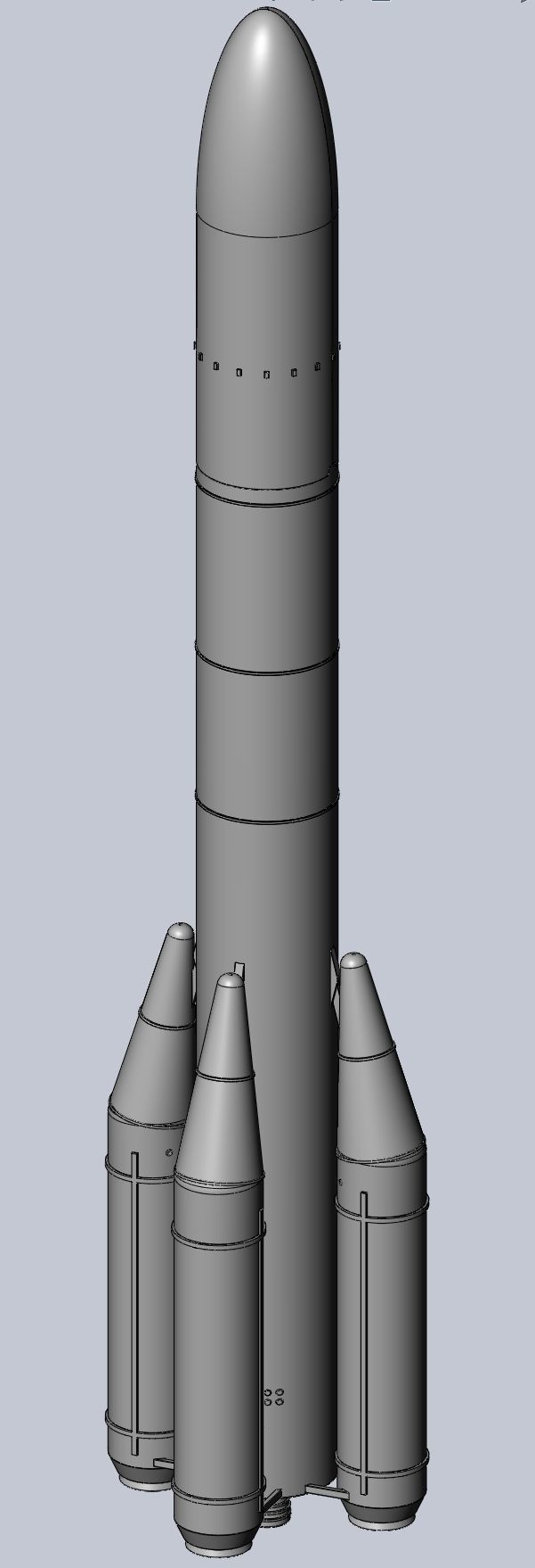 Ariane 6 Rocket - Detail Printable Scale Model 3D print model_16