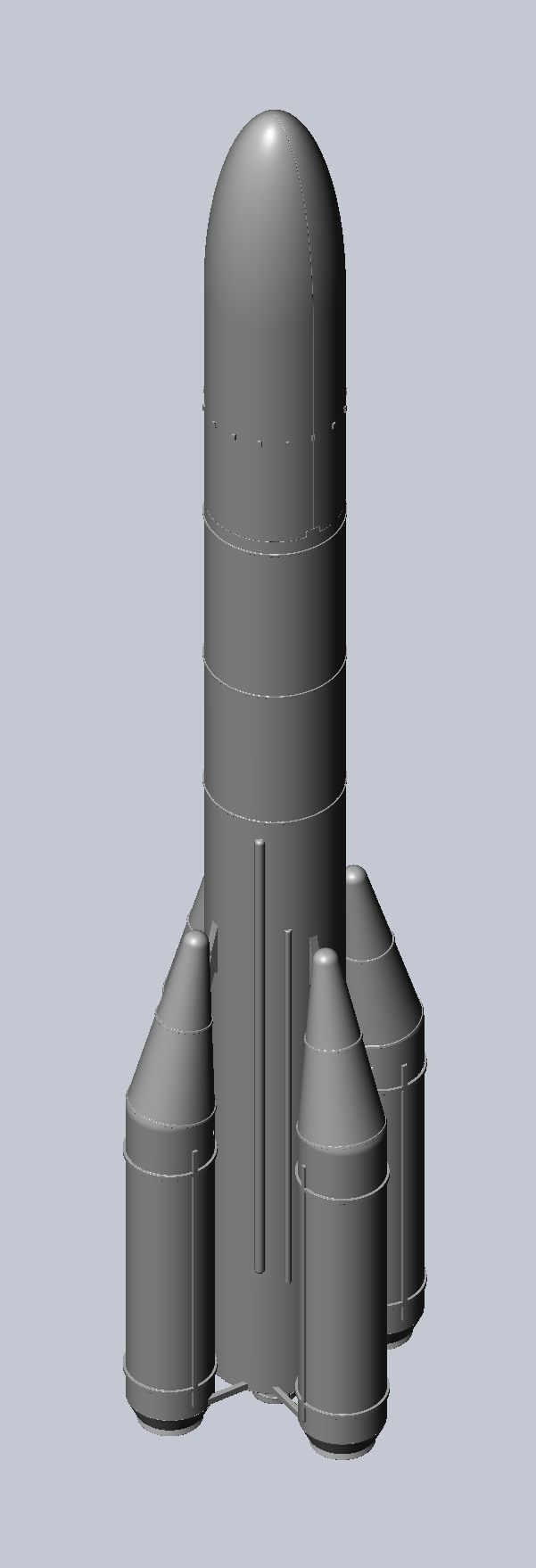 Ariane 6 Rocket - Detail Printable Scale Model 3D print model_11