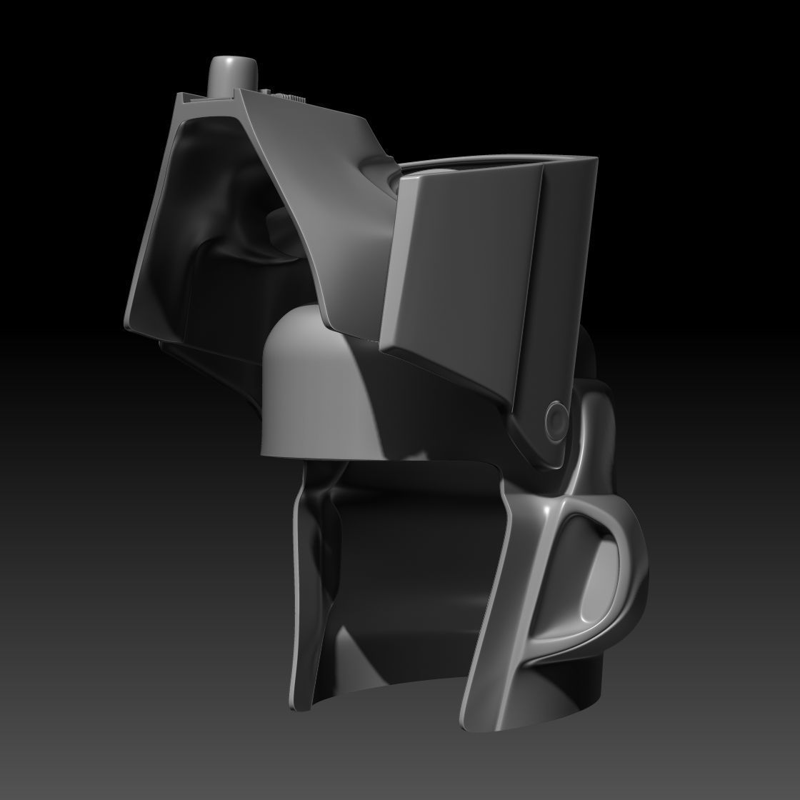 Star Wars Biker Scout Helmet 3D Printable Model 3D print model_7