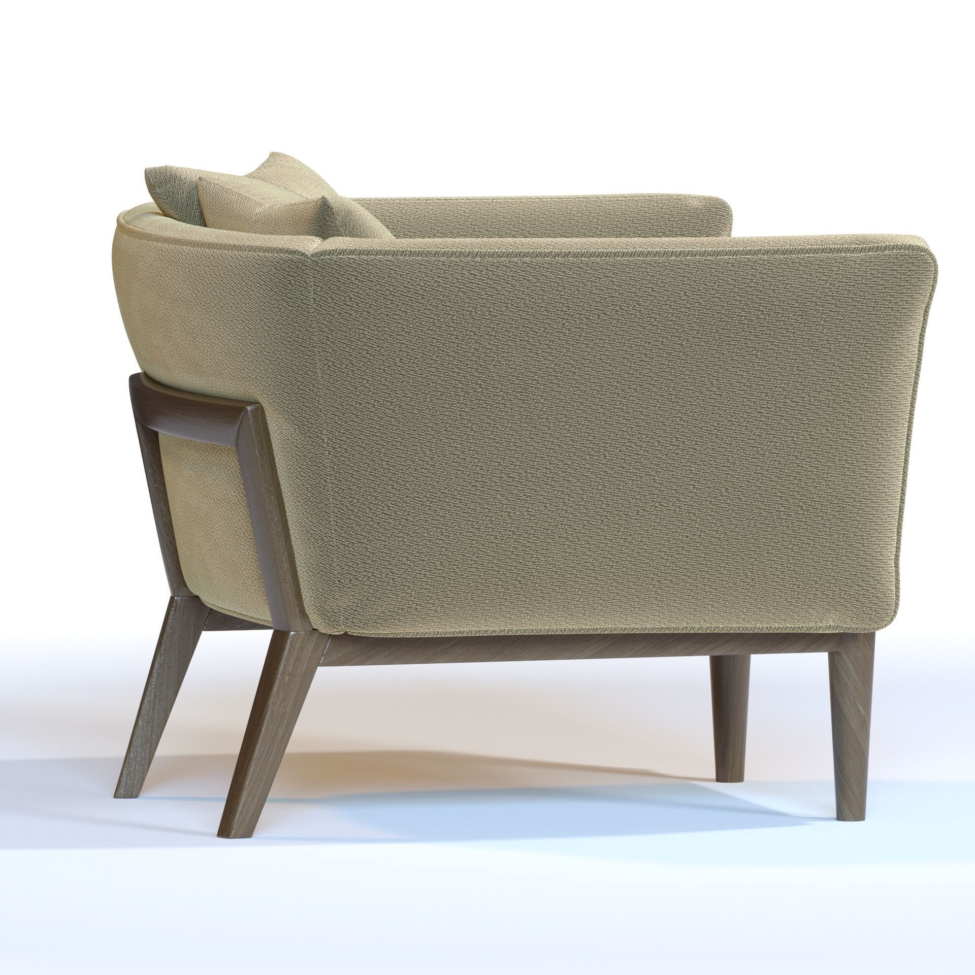 BRIGHT AARON LOUNGE CHAIR 3D model_4
