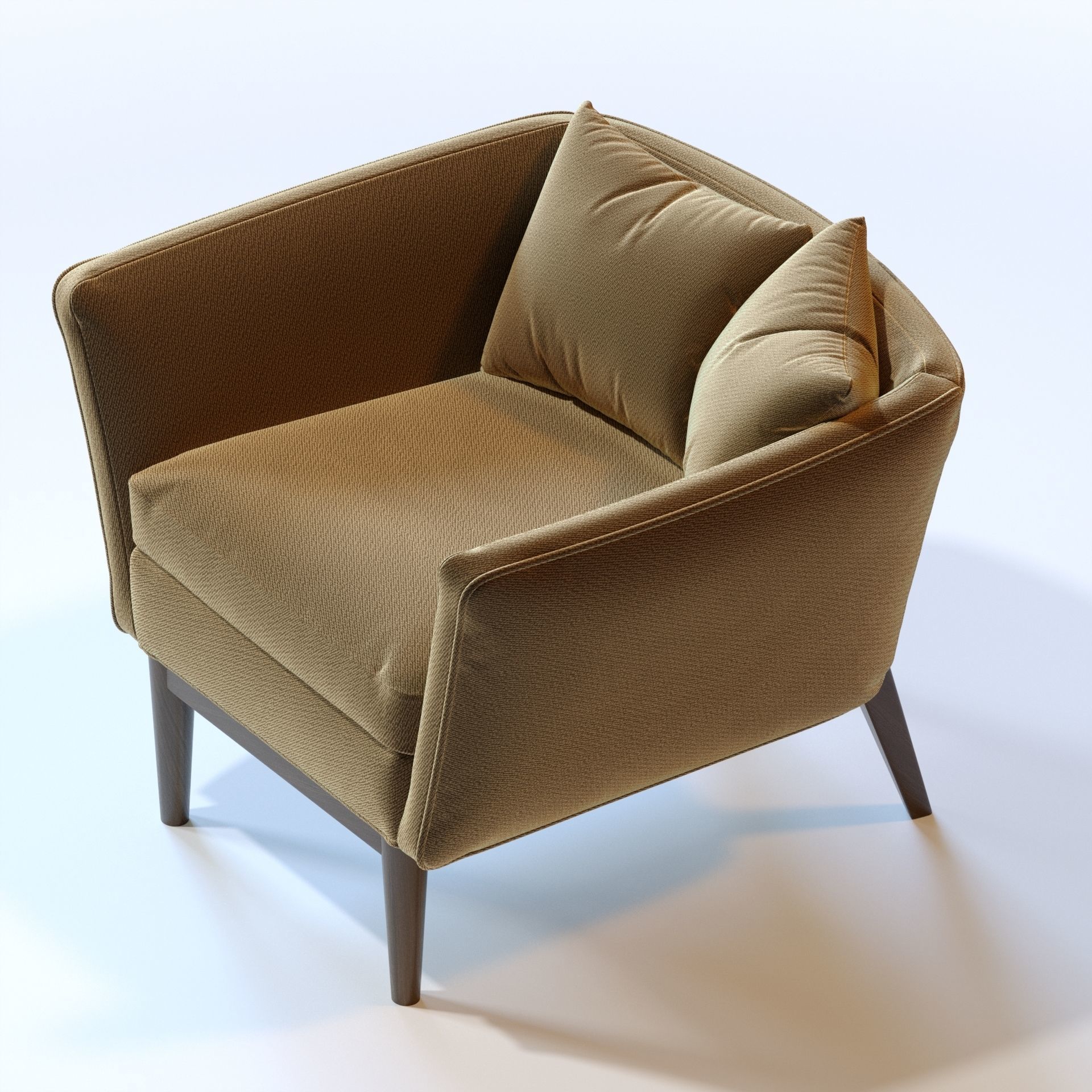 BRIGHT AARON LOUNGE CHAIR 3D model_1