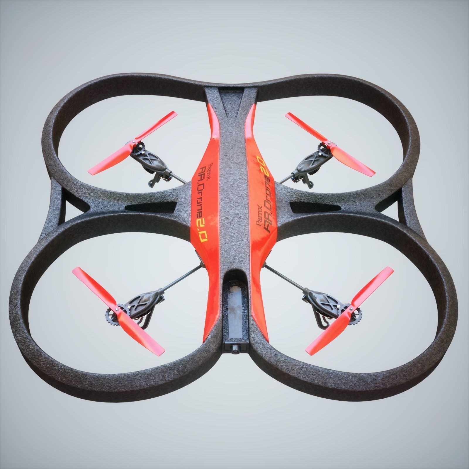 Parrot Drone 3D model_7