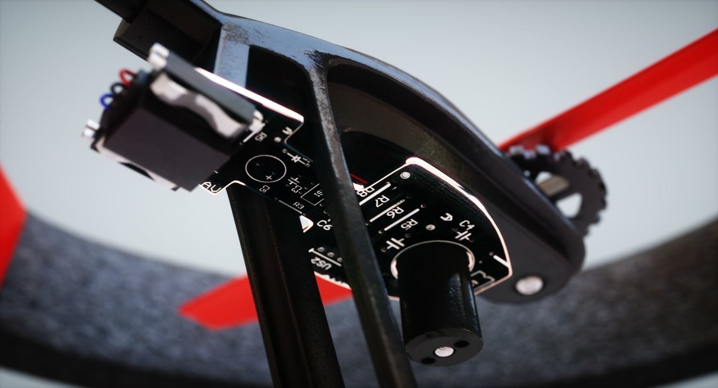 Parrot Drone 3D model_1