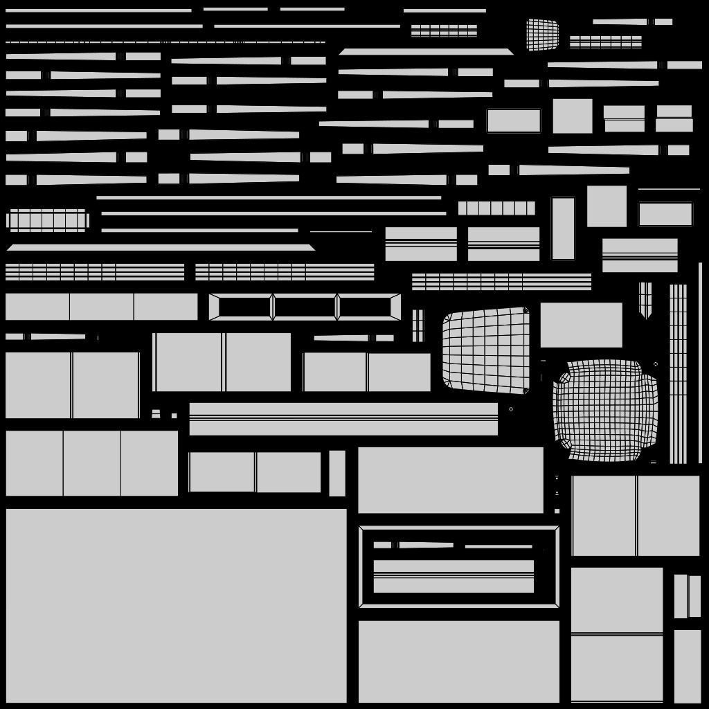 Dining Room Drawer Low-poly 3D model_12