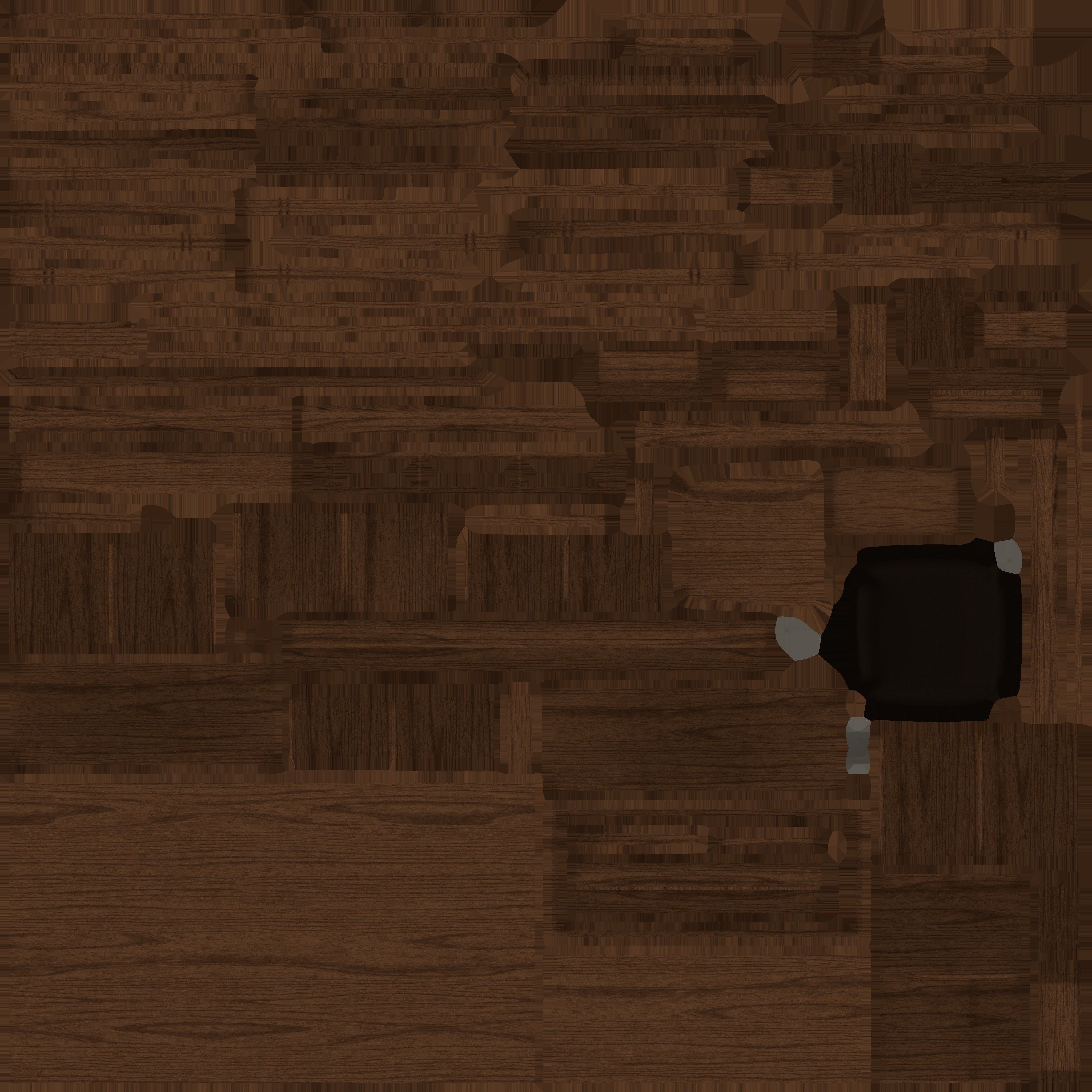 Dining Room Drawer Low-poly 3D model_11