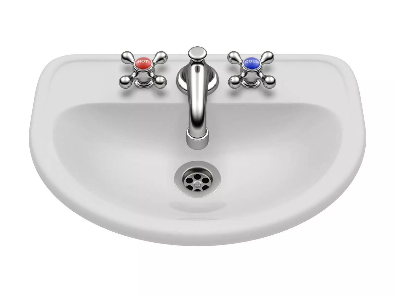 Retro Washing Sink 3D model_0