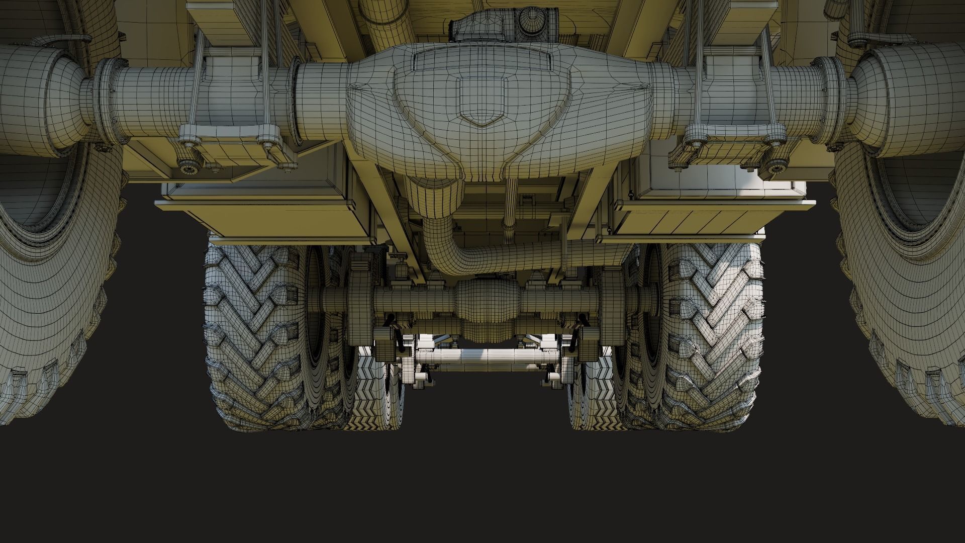 Russian Truck Ural 4320 3D model_17