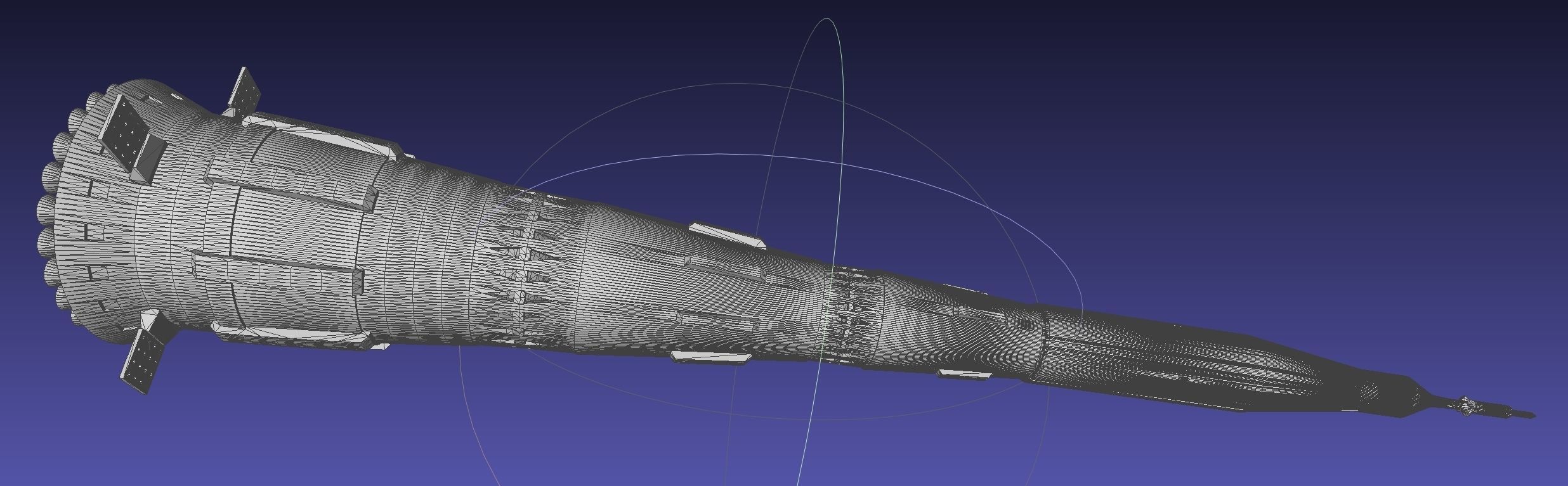 N1-L3 Soviet Moon Rocket Concept Printable Model 3D print model_17