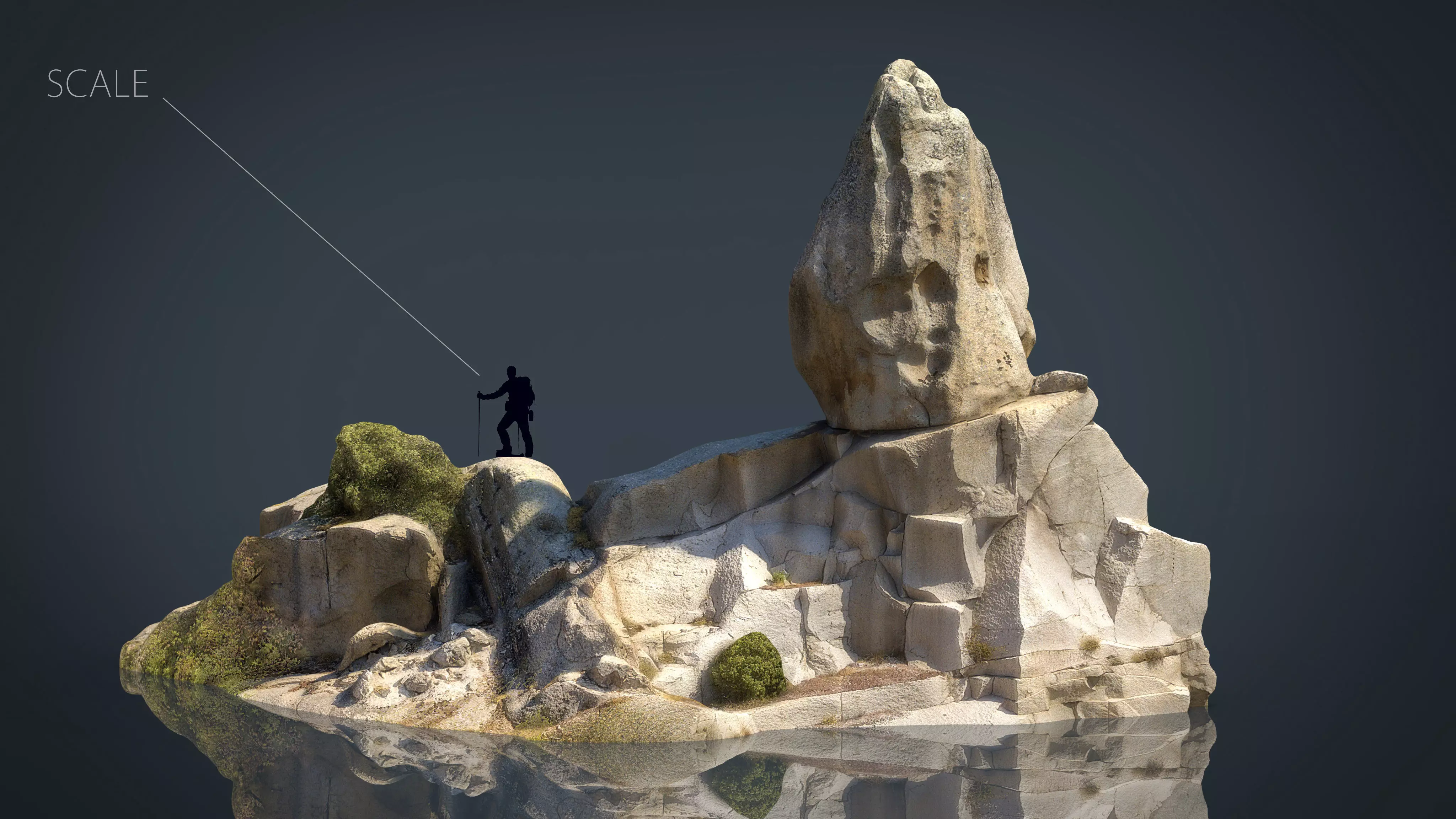 ROCK 31 Low-poly 3D model