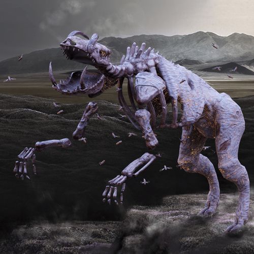 Undead Boar Skeleton Low-poly 3D model