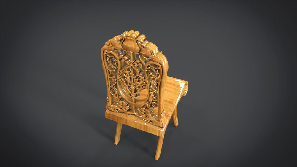 Classic Ornament Chair 3D print model_18