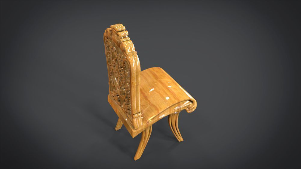 Classic Ornament Chair 3D print model_21
