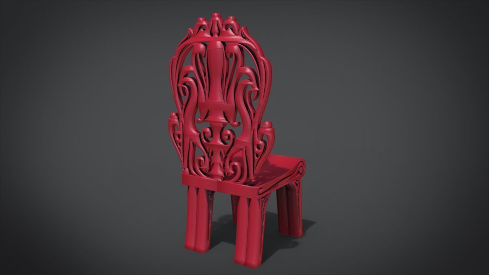 Classic Mandala Chair 3D print model_29