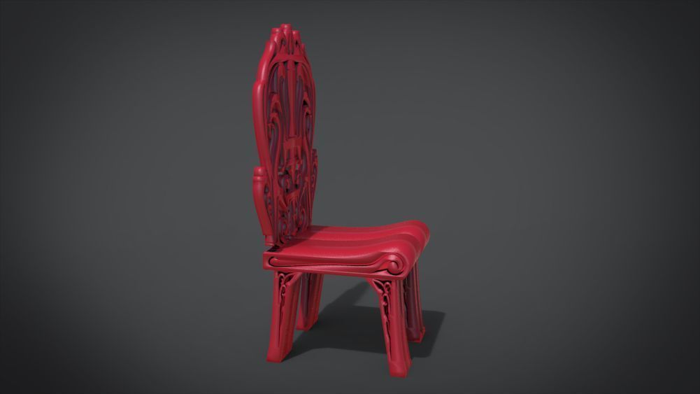 Classic Mandala Chair 3D print model_28