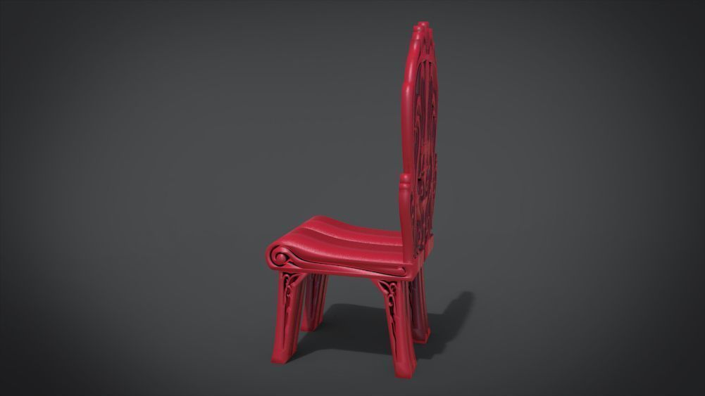 Classic Mandala Chair 3D print model_24
