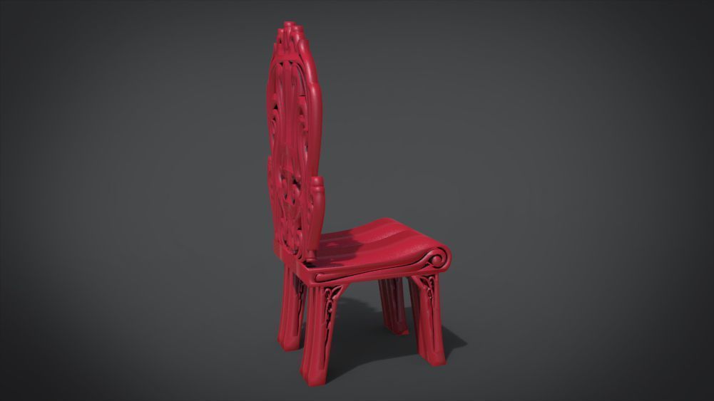 Classic Mandala Chair 3D print model_27