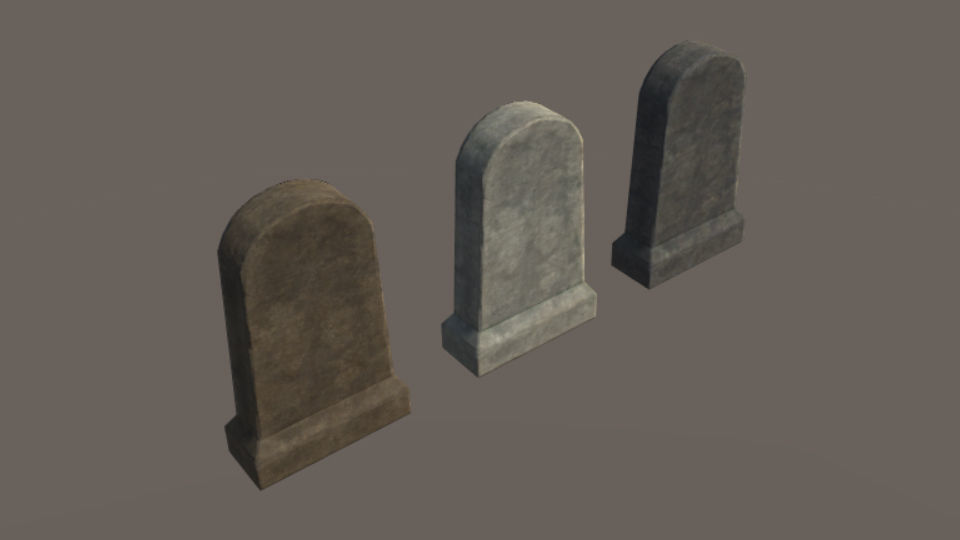 Graveyard pack - PBR 3D Model Collection_8