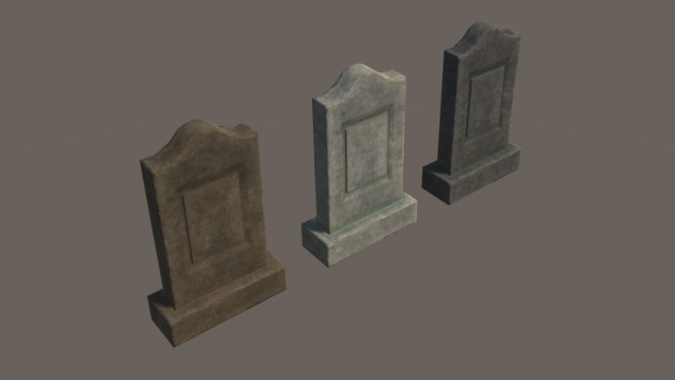 Graveyard pack - PBR 3D Model Collection_11