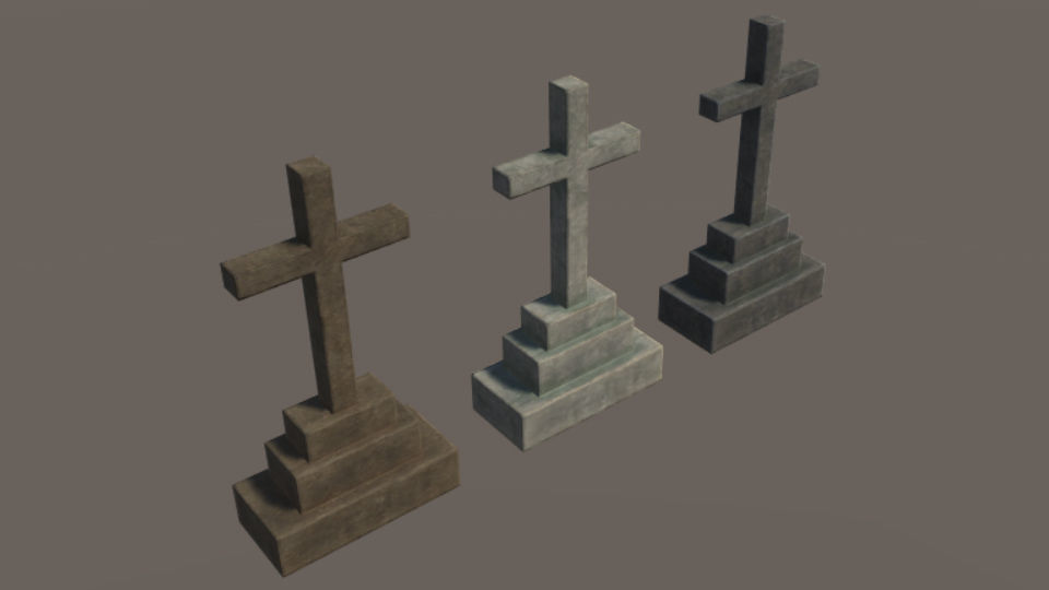 Graveyard pack - PBR 3D Model Collection_12