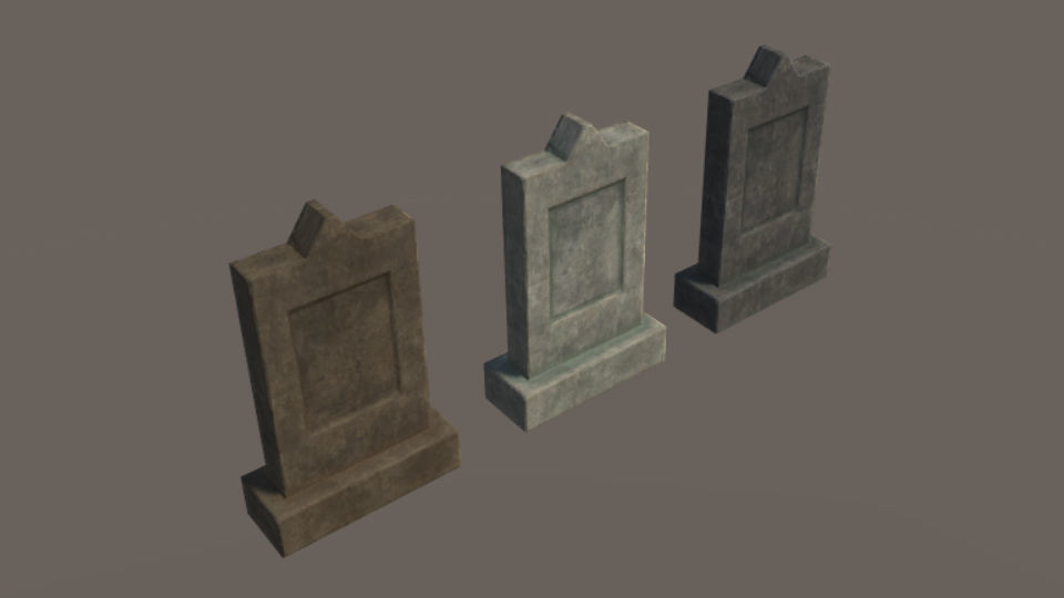 Graveyard pack - PBR 3D Model Collection_7