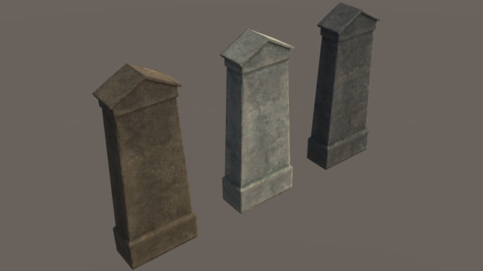 Graveyard pack - PBR 3D Model Collection_9
