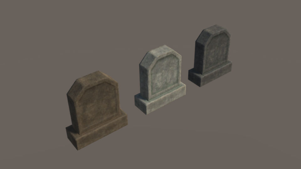 Graveyard pack - PBR 3D Model Collection_18