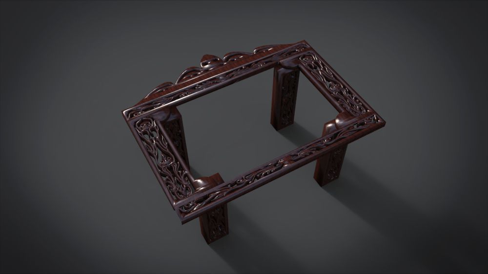 Classic Mandala Table 3D print model_17