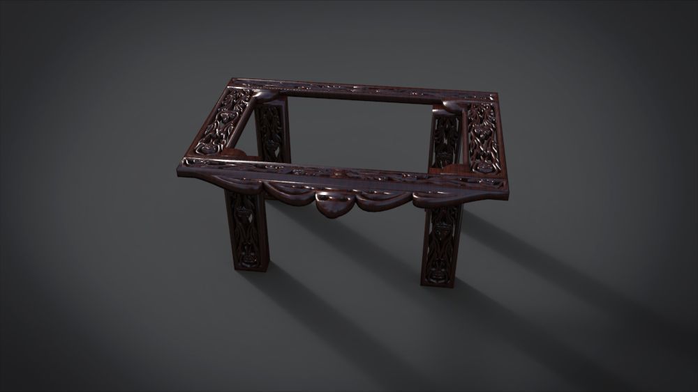 Classic Mandala Table 3D print model_11