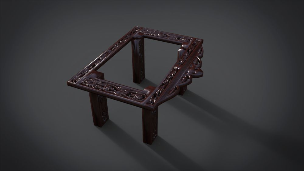 Classic Mandala Table 3D print model_10