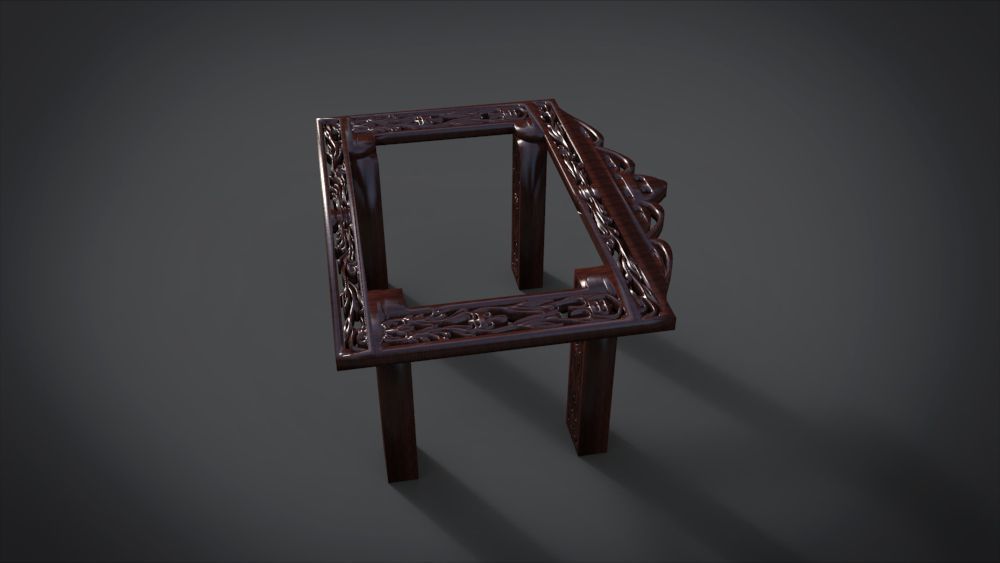 Classic Mandala Table 3D print model_7