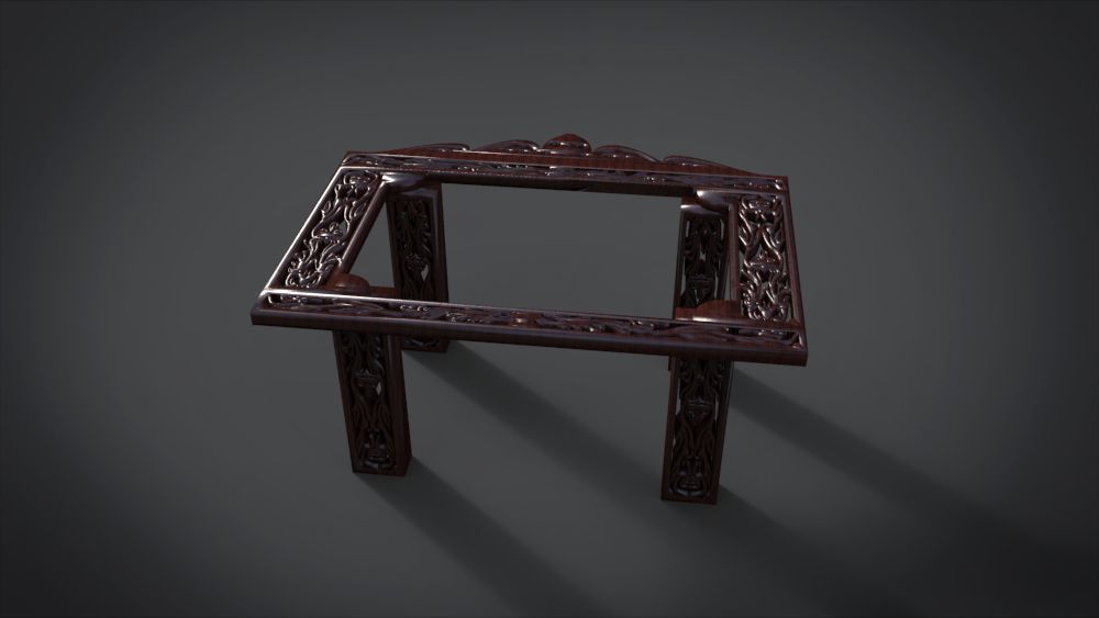 Classic Mandala Table 3D print model_6