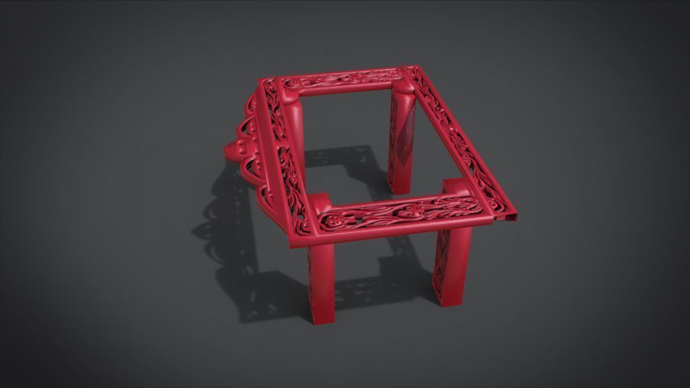 Classic Mandala Table 3D print model_24