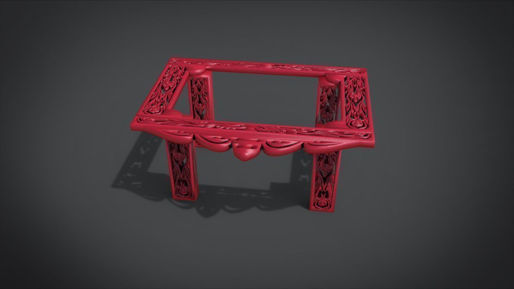 Classic Mandala Table 3D print model_31
