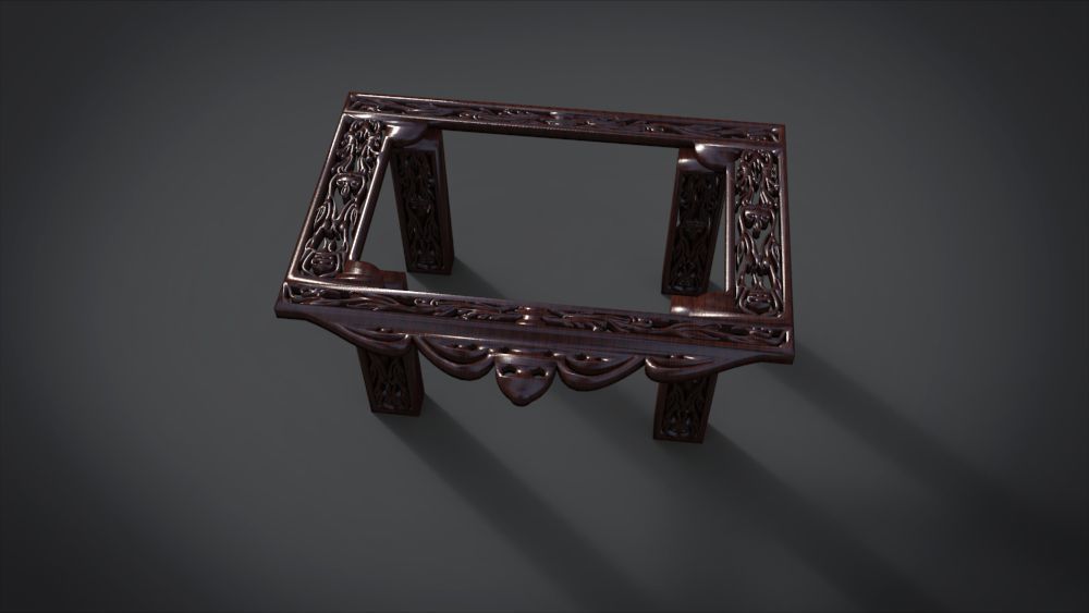 Classic Mandala Table 3D print model_12