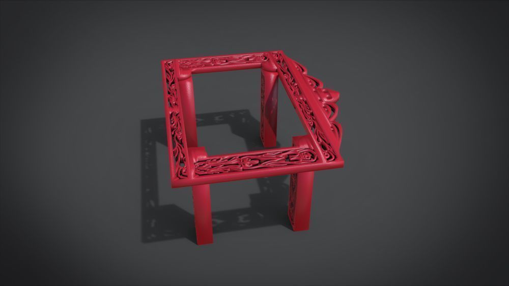 Classic Mandala Table 3D print model_27