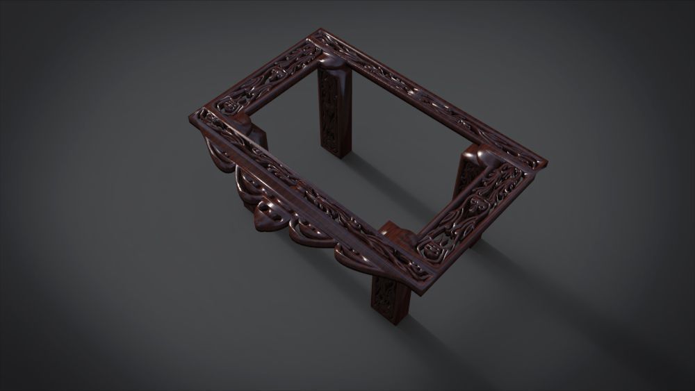 Classic Mandala Table 3D print model_16