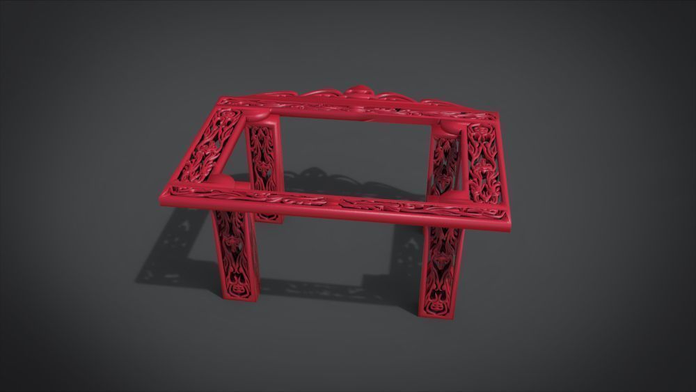 Classic Mandala Table 3D print model_26